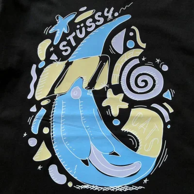 Футболка Stussy Sea Figures "Black" фото № 4