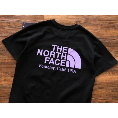 Футболка The North Face Embroidered Front Logo And Logo Inscription Back "Black" фото № 2