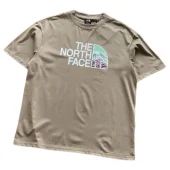Футболка The North Face Logo With Small Mountain Print "Green"
