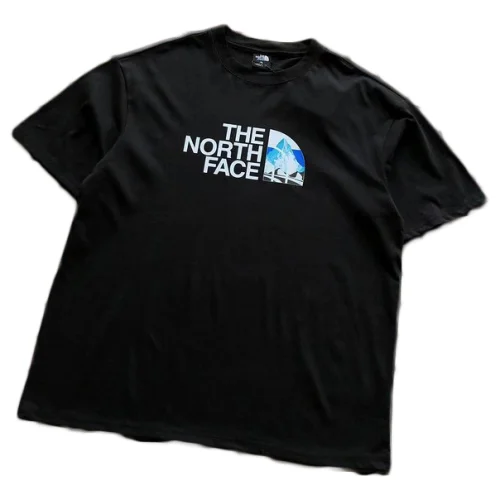 Футболка The North Face Colorful Image With Mountain And Road "Black"