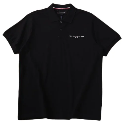 Поло Tommy Jeans Plain With Small Logo "Black"