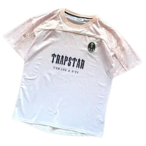 Футболка Trapstar Background From Repeating Small Logos "White"