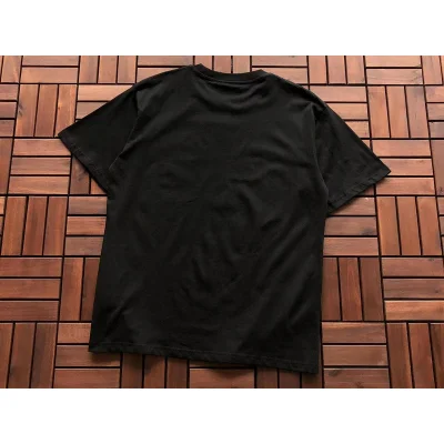 Футболка Trapstar Water Logo Inscription With Drops "Black" фото № 2