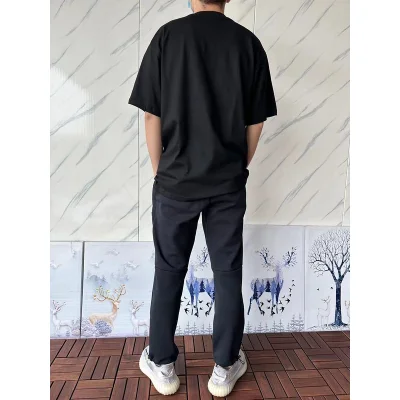 Футболка Trapstar Water Logo Inscription With Drops "Black" фото № 9