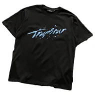Футболка Trapstar Water Logo Inscription With Drops "Black"