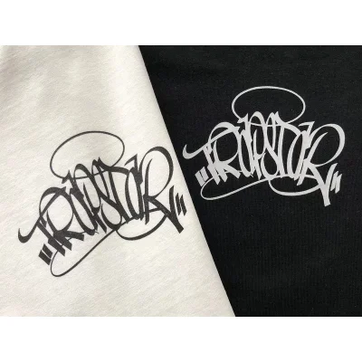 Футболка Trapstar Lettering With Pattern "White" фото № 3