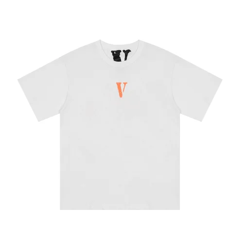 Футболка Vlone Orange Logo Friends "White"