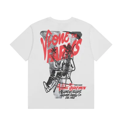 Футболка Vlone TM Skeleton Farms "White" фото № 2
