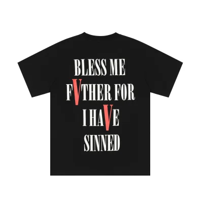 Футболка Vlone V Bless Me Father "Black" фото № 2