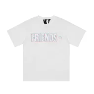 Футболка Vlone V-Friends Red-Blue-Blur "White"