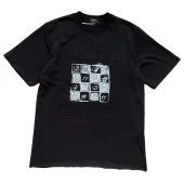 Футболка We11done Chess Board "Black"