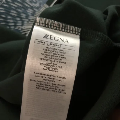 Футболка Zegna Cube "Green" фото № 3 Футболка Zegna Cube "Green" фото № 3