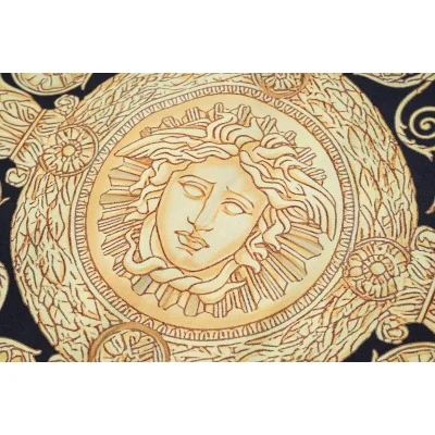 Рубашка Versace Big Gold Logo "Black" фото № 4