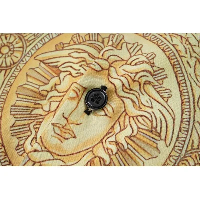 Рубашка Versace Big Gold Logo "Black" фото № 3