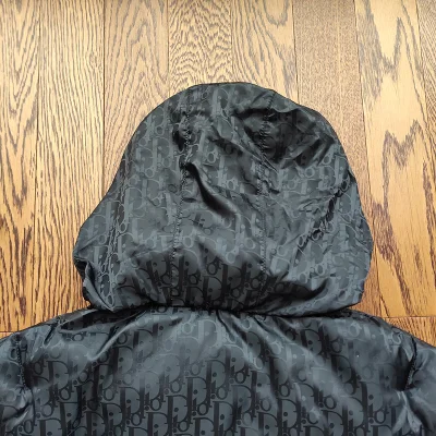 Пуховик Dior With Standard Brand Print "Black" фото № 4