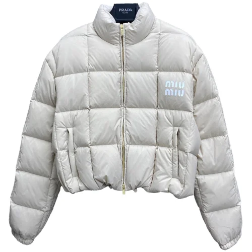 Пуховик Miu Miu Iconic Block "White"