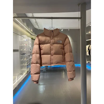 Пуховик North Face Front Zip Style "Pink" фото № 6