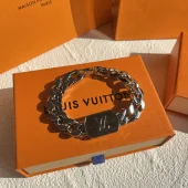 Браслет Louis Vuitton Large With Logo "Silver"
