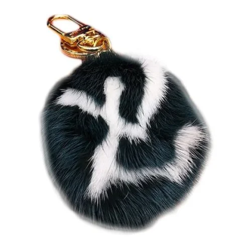 Брелок Louis Vuitton Fur Ball "Dark Blue"
