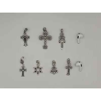 Подвеска Chrome Hearts From Brand With Cross And Ring "Silver" фото № 3