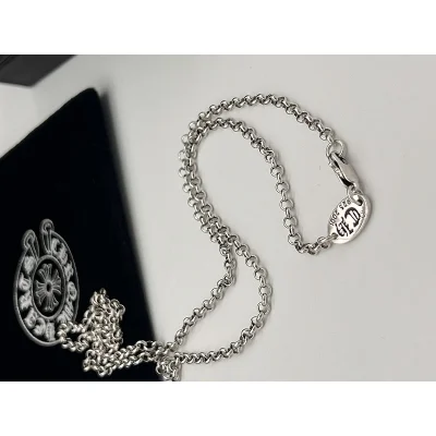 Подвеска Chrome Hearts Silver Style - With Initials "Silver" фото № 2