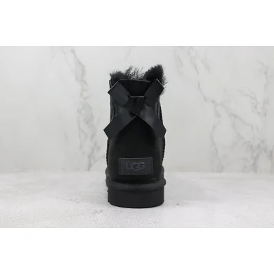 UGG Bailey Bow Mini "Black" фото № 9