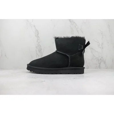 UGG Bailey Bow Mini "Black" фото № 2