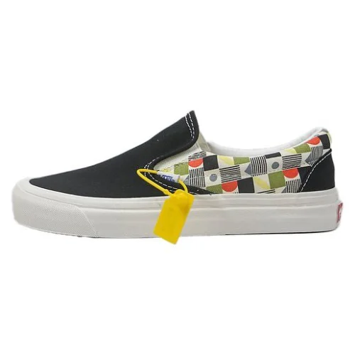 Vans Slip-On "Deckerboard Black/Vintage White"