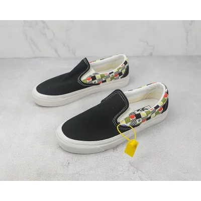 Vans Slip-On "Deckerboard Black/Vintage White" фото № 5