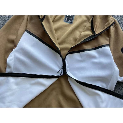 Худи Nike Sport Style With Logo Brand "Brown/Gray" фото № 4