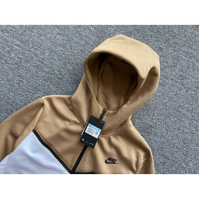 Худи Nike Sport Style With Logo Brand "Brown/Gray" фото № 3