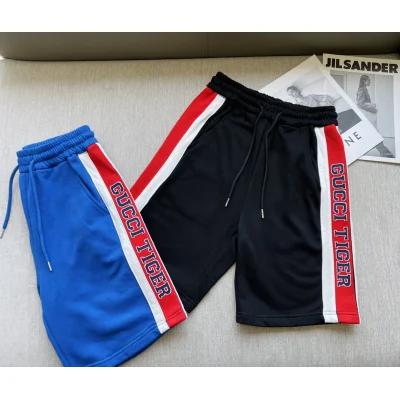 Шорты Gucci Inscription Tiger "Blue" фото № 3