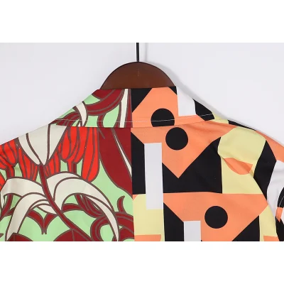 Рубашка Prada Geometric And Floral "Beige" фото № 5