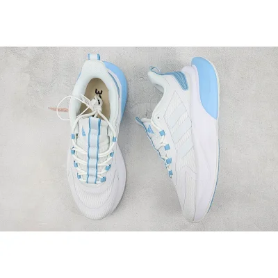 Adidas Alphabounce+ "White/Sky Blue" фото № 6