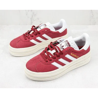 Adidas Gazelle Bold "Shadow Red/White" фото № 5