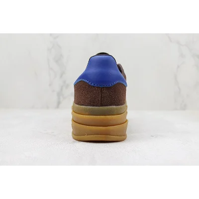 Adidas Gazelle Bold "Dark Brown/Blue" фото № 9