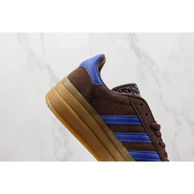 Adidas Gazelle Bold "Dark Brown/Blue" фото № 3