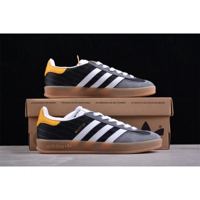 Adidas Gazelle Indoor "Grey Yellow" фото № 5