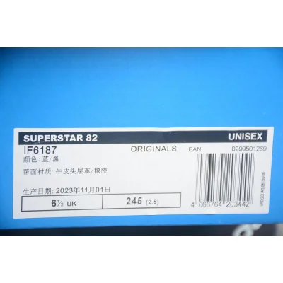 Adidas Superstar 82 "Altered Blue/Black" фото № 5