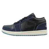 Air Jordan 1 Low Snakeskin "Midnight Navy"