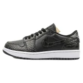 Air Jordan 1 Low SE "Golf Black Croc"