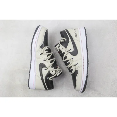 Air Jordan 1 Low "Black/Grey" фото № 7