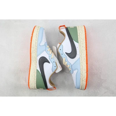 Air Jordan 1 Low "White Alabaster Speckled" фото № 7 Air Jordan 1 Low "White Alabaster Speckled" фото № 7