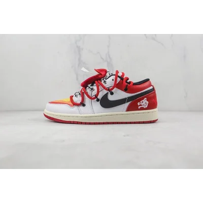 Air Jordan 1 Low CNY "White/Red/Black" фото № 2