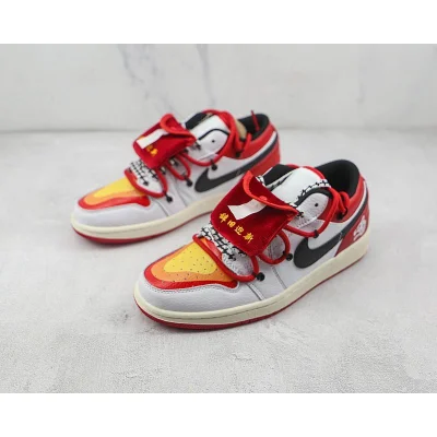 Air Jordan 1 Low CNY "White/Red/Black" фото № 5