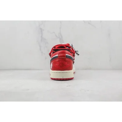 Air Jordan 1 Low CNY "White/Red/Black" фото № 8