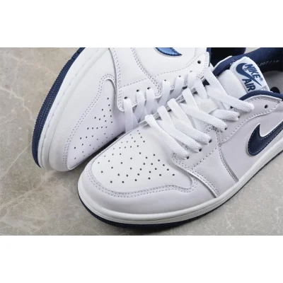 Air Jordan 1 Low Retro "85 Metallic Navy White" фото № 4