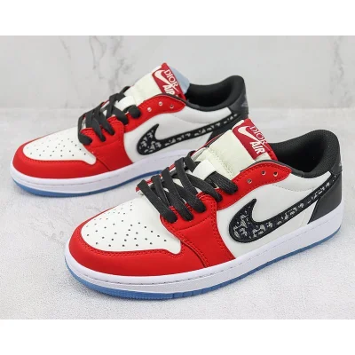 Dior x Air Jordan 1 Low "Dior/Red&Black" фото № 5 Dior x Air Jordan 1 Low "Dior/Red&Black" фото № 5