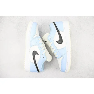 Air Jordan 1 Low "Ice Blue/Black" фото № 6