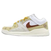 Air Jordan Stadium 90 "White/Sand Yellow/Brown"